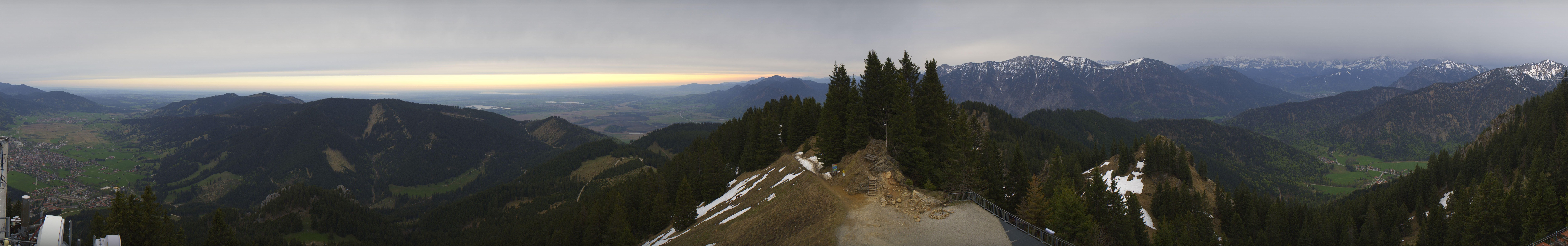 Archiv Foto Webcam Oberammergau - Laber Gipfel