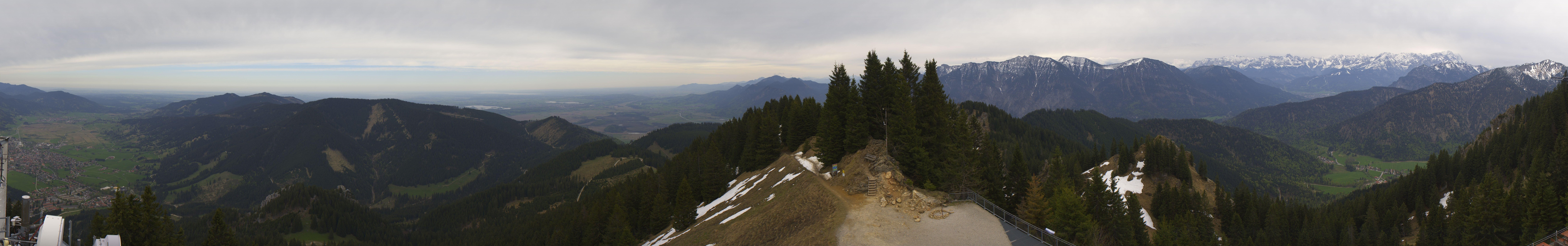 Archiv Foto Webcam Oberammergau - Laber Gipfel