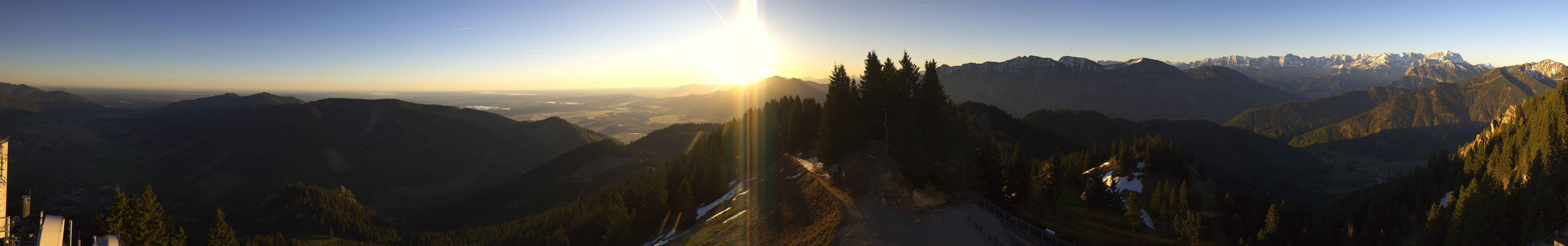 Archived image Webcam Oberammergau - Summit Mt. Laber