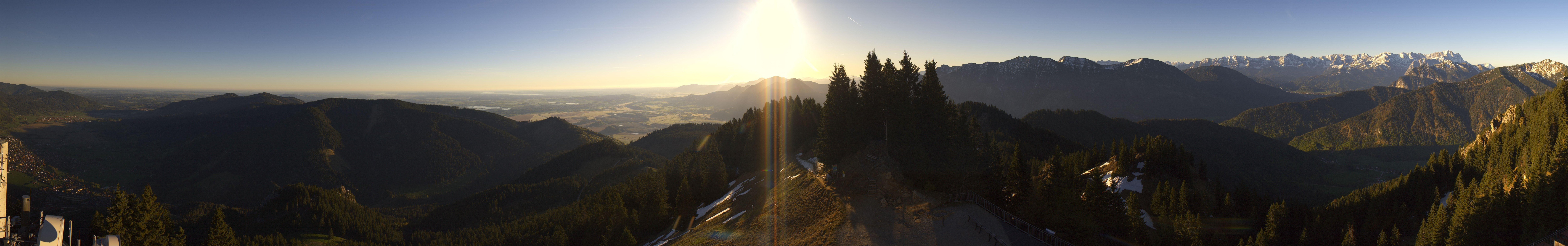 Archived image Webcam Oberammergau - Summit Mt. Laber