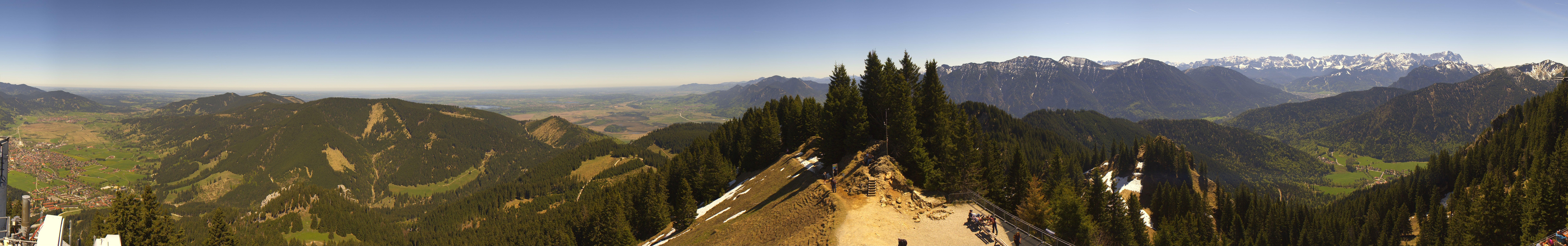 Archiv Foto Webcam Oberammergau - Laber Gipfel