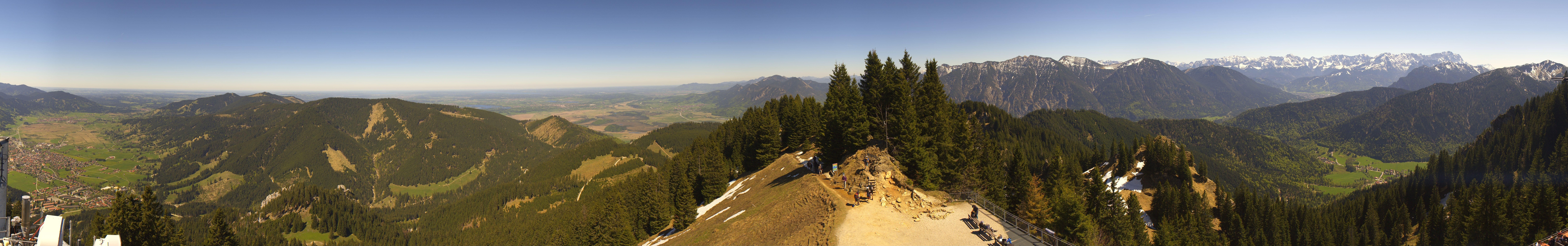 Archiv Foto Webcam Oberammergau - Laber Gipfel