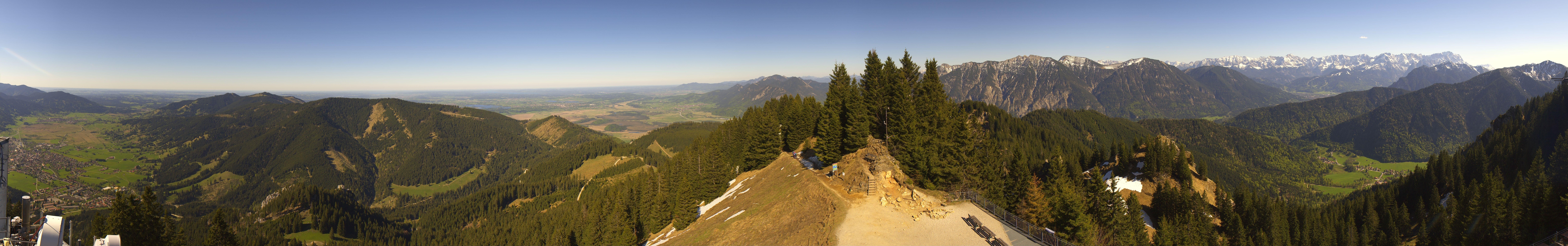 Archiv Foto Webcam Oberammergau - Laber Gipfel