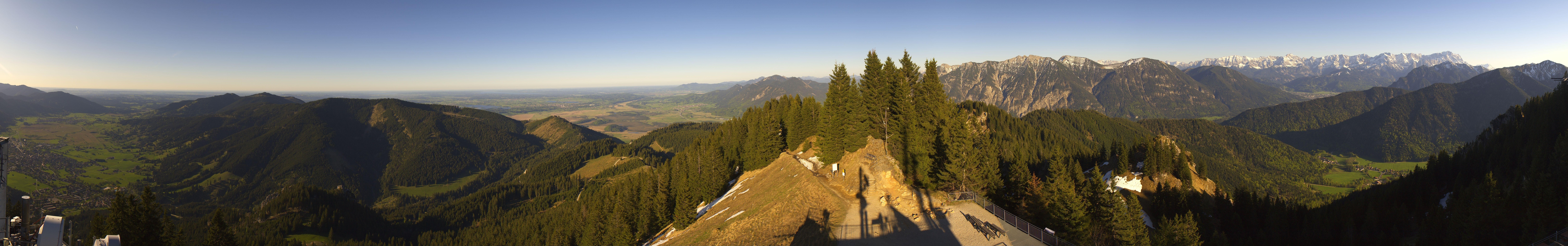 Archiv Foto Webcam Oberammergau - Laber Gipfel