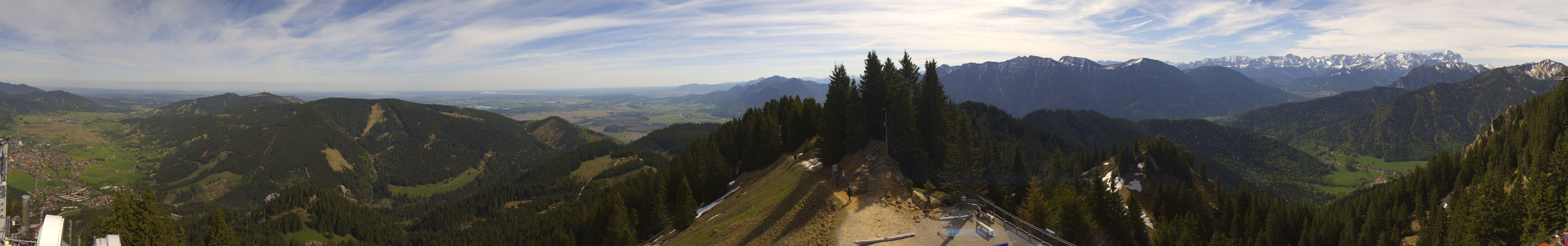 Archived image Webcam Oberammergau - Summit Mt. Laber