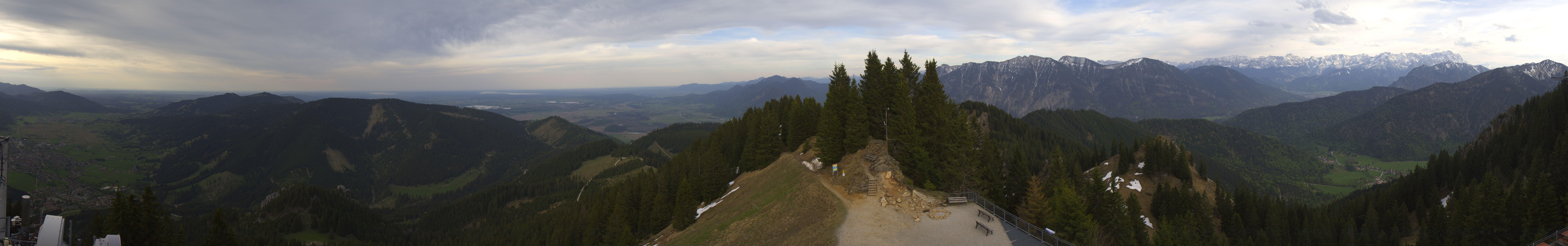 Archiv Foto Webcam Oberammergau - Laber Gipfel