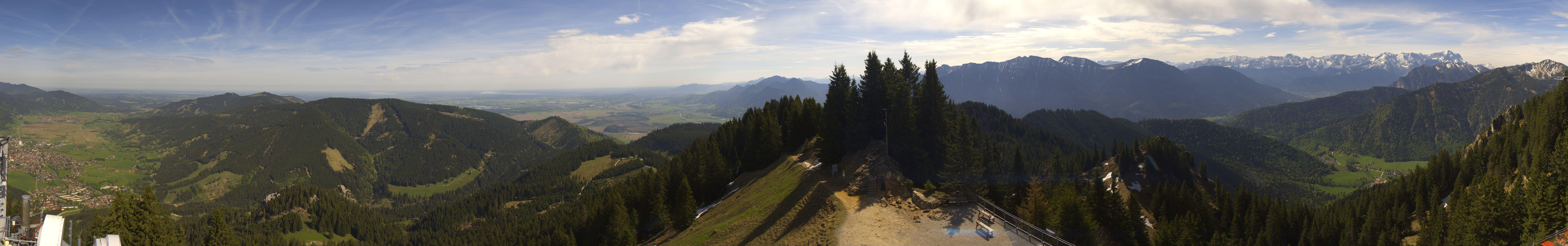 Archiv Foto Webcam Oberammergau - Laber Gipfel