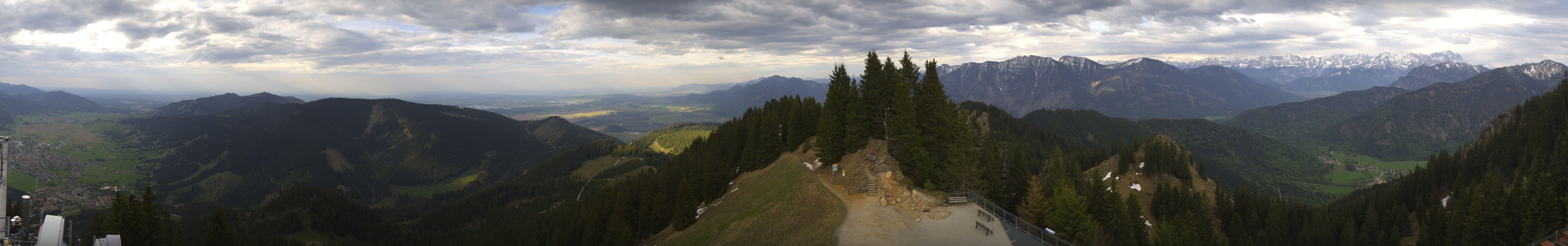 Archiv Foto Webcam Oberammergau - Laber Gipfel