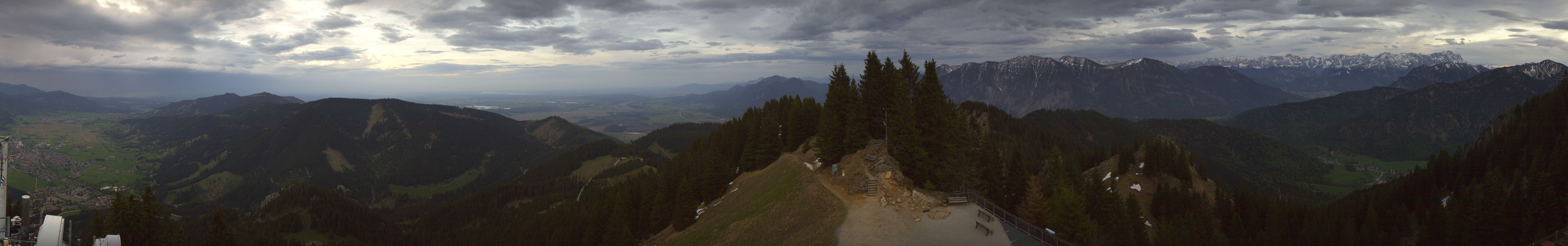 Archiv Foto Webcam Oberammergau - Laber Gipfel
