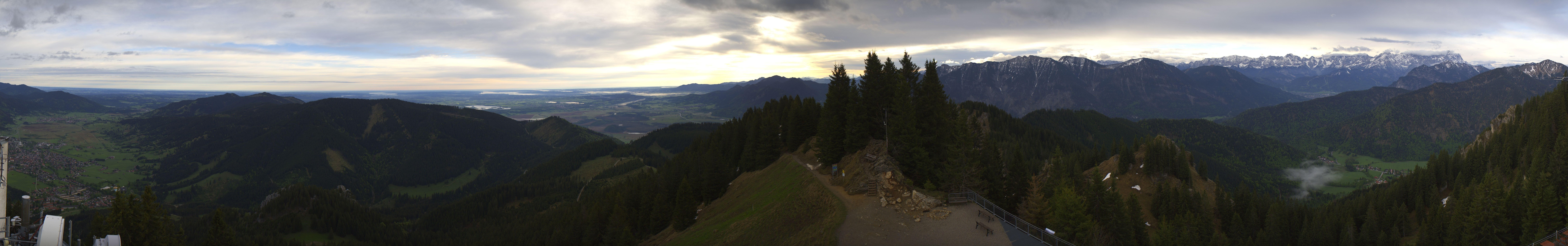 Archiv Foto Webcam Oberammergau - Laber Gipfel