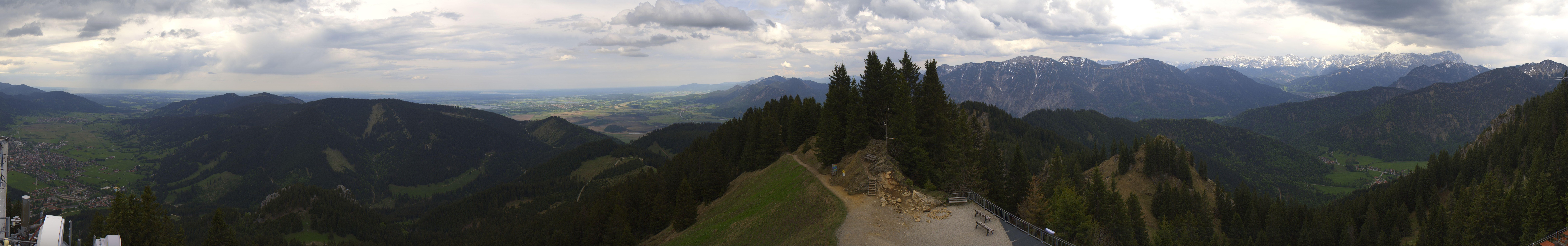 Archiv Foto Webcam Oberammergau - Laber Gipfel