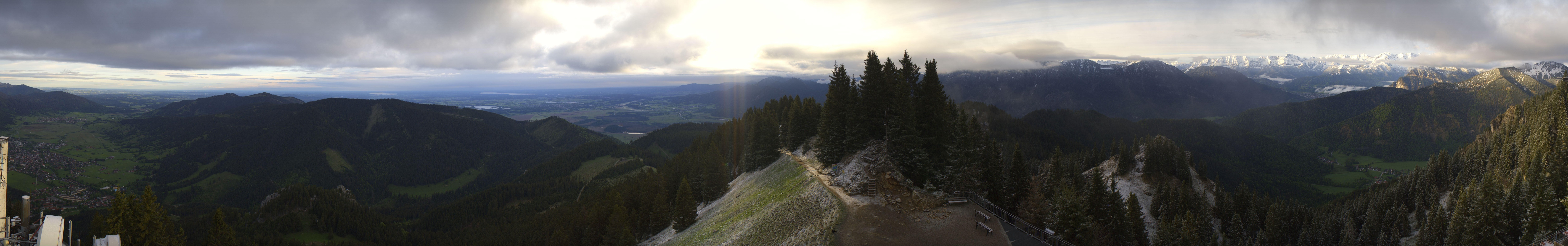 Archiv Foto Webcam Oberammergau - Laber Gipfel