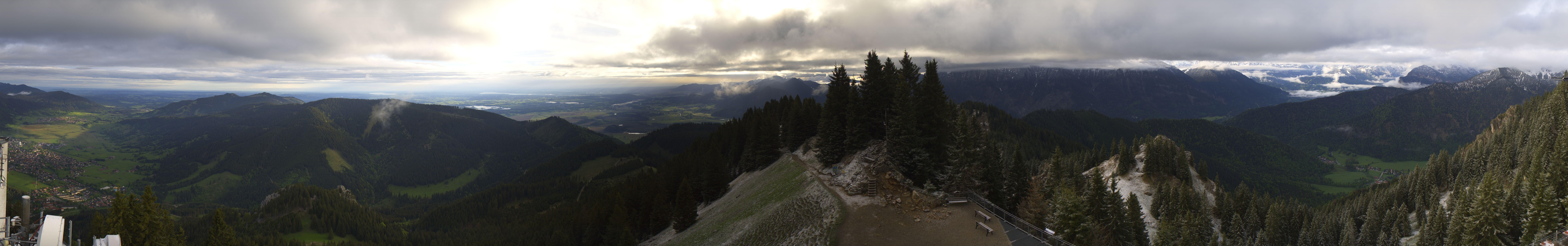 Archiv Foto Webcam Oberammergau - Laber Gipfel