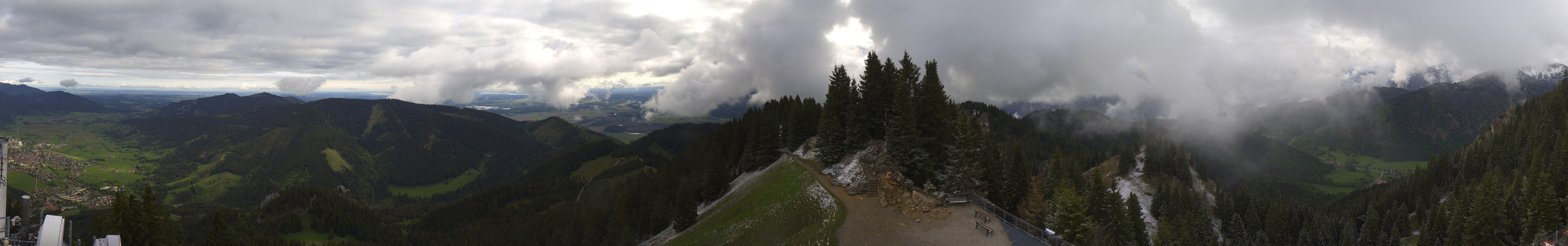 Archiv Foto Webcam Oberammergau - Laber Gipfel