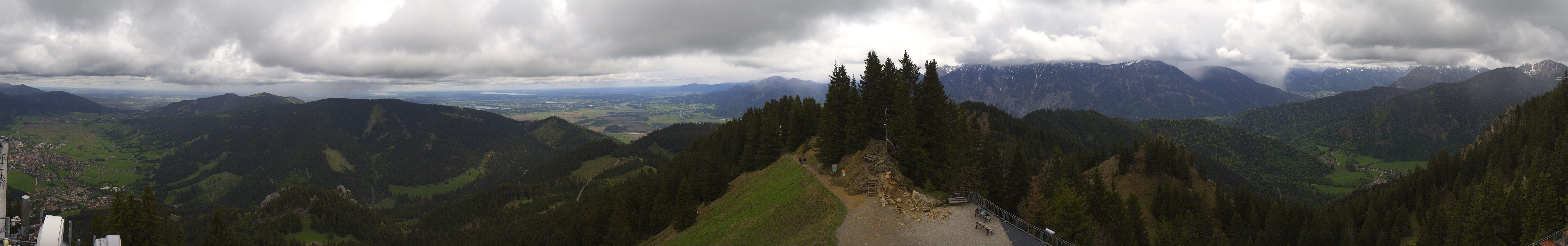 Archiv Foto Webcam Oberammergau - Laber Gipfel