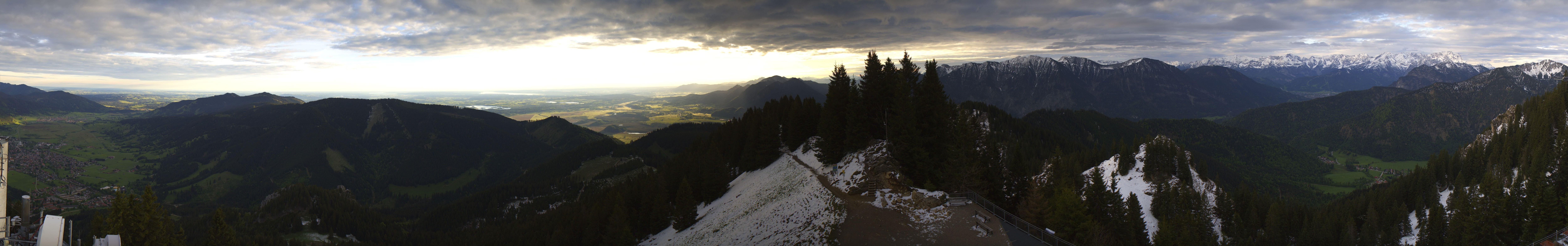 Archived image Webcam Oberammergau - Summit Mt. Laber