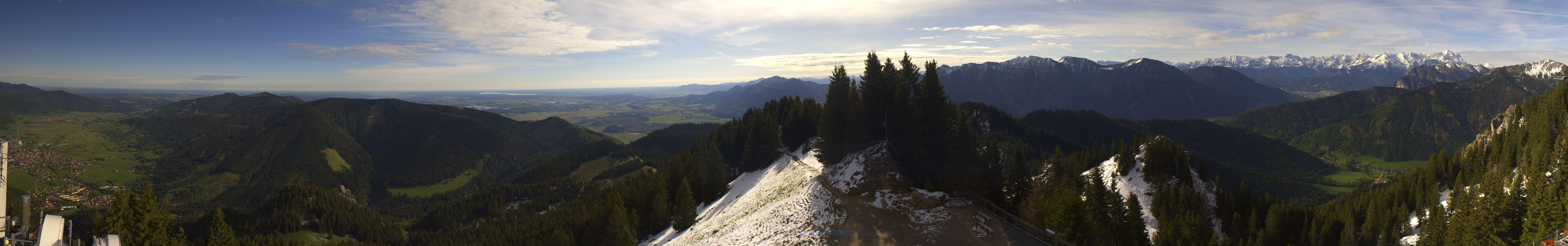 Archived image Webcam Oberammergau - Summit Mt. Laber
