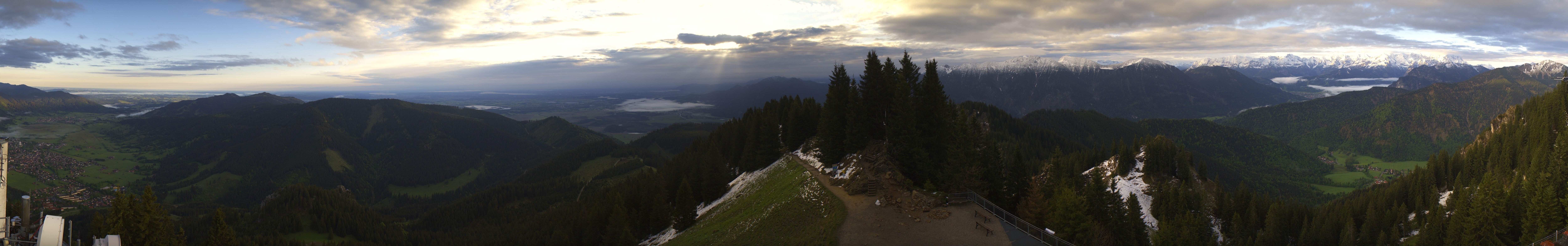 Archiv Foto Webcam Oberammergau - Laber Gipfel