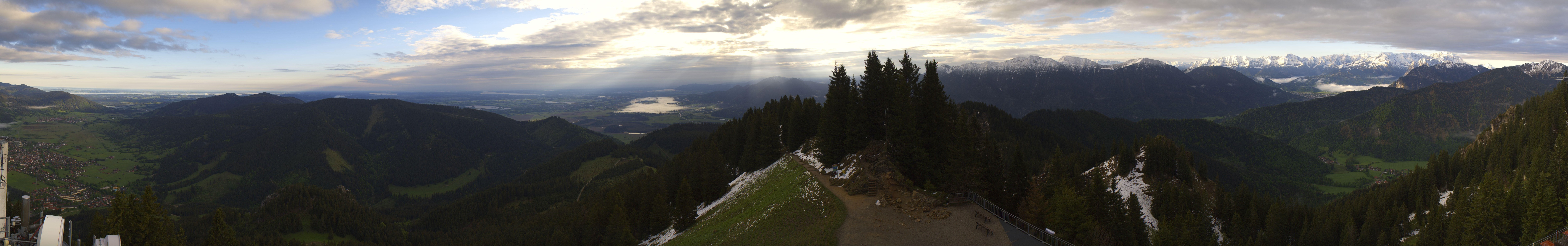 Archiv Foto Webcam Oberammergau - Laber Gipfel