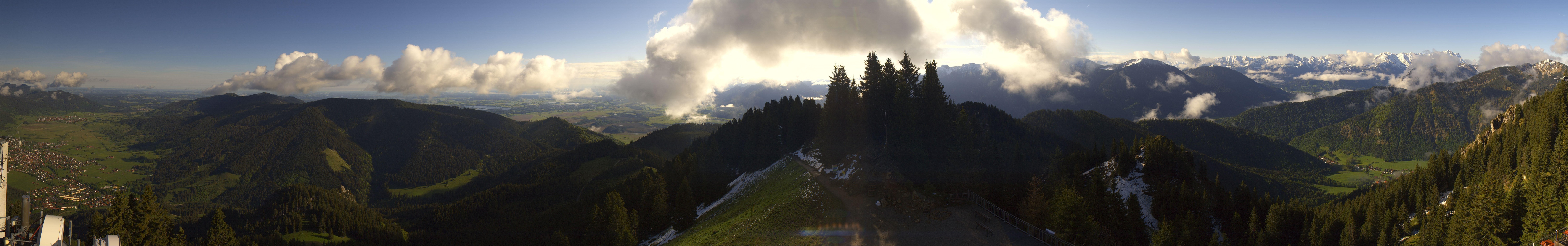 Archiv Foto Webcam Oberammergau - Laber Gipfel