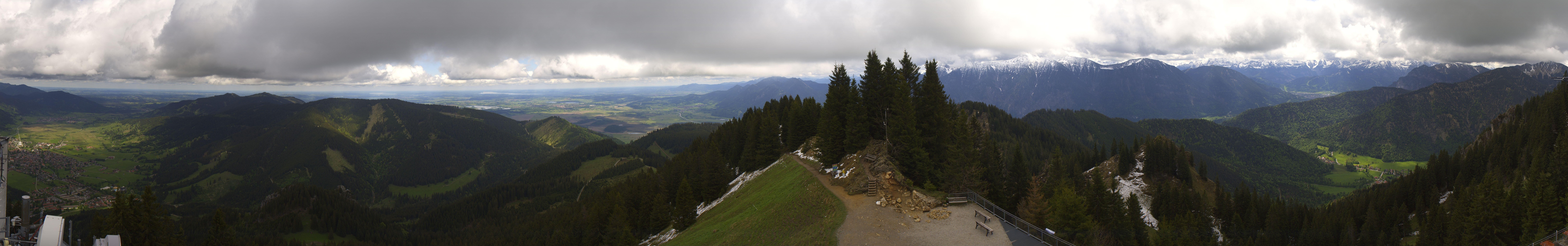 Archiv Foto Webcam Oberammergau - Laber Gipfel