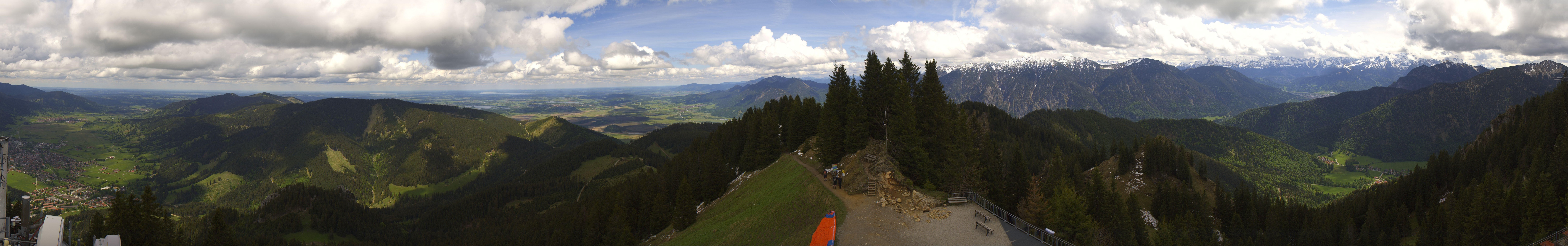 Archived image Webcam Oberammergau - Summit Mt. Laber