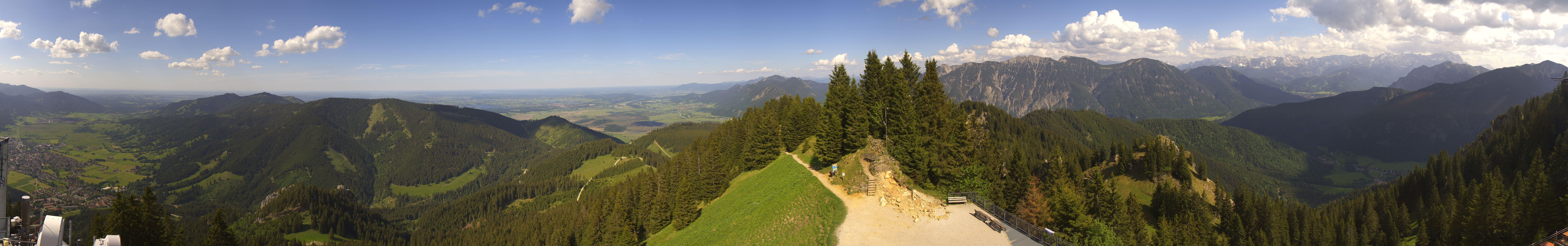 Archived image Webcam Oberammergau - Summit Mt. Laber