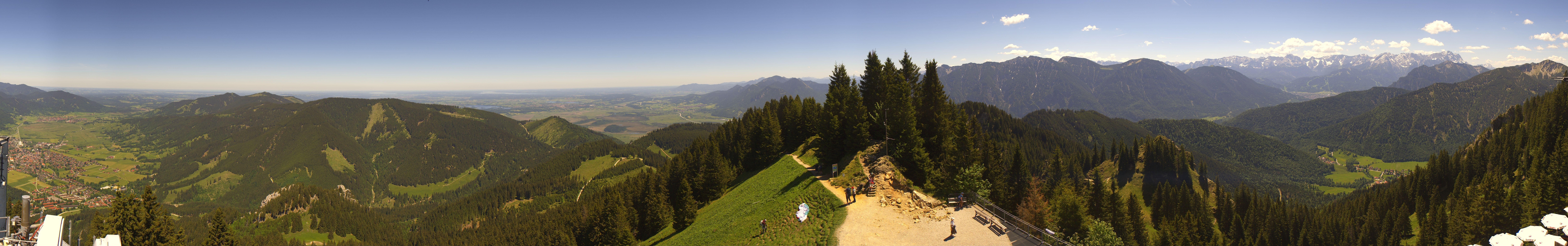 Archiv Foto Webcam Oberammergau - Laber Gipfel