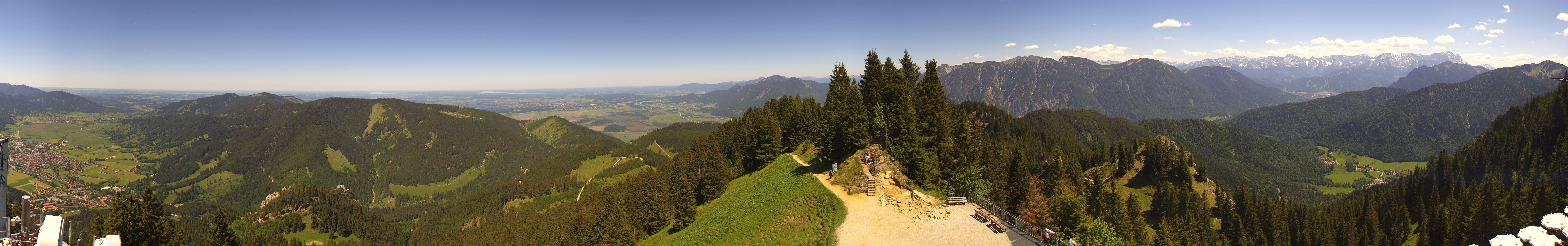 Archiv Foto Webcam Oberammergau - Laber Gipfel