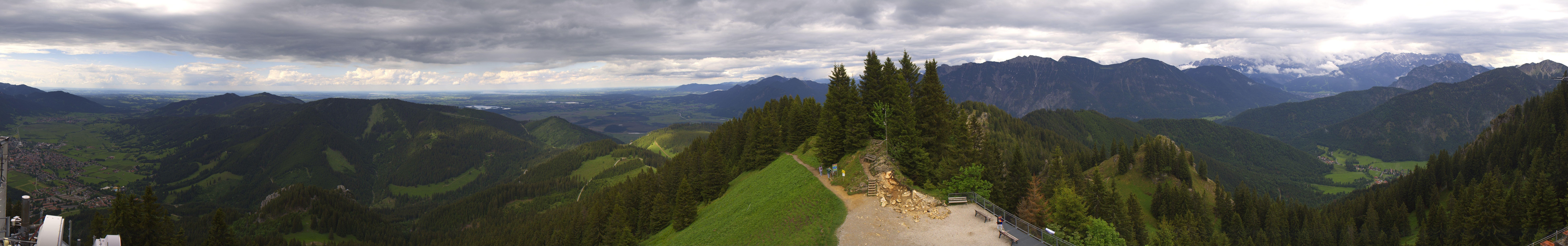 Archiv Foto Webcam Oberammergau - Laber Gipfel