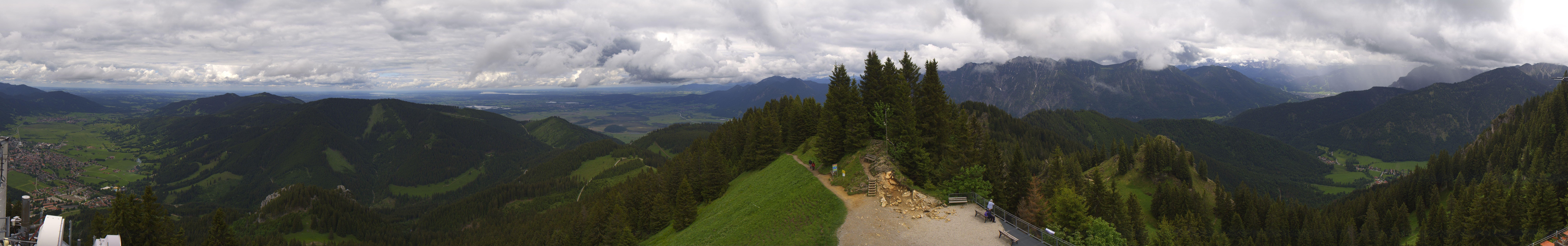 Archived image Webcam Oberammergau - Summit Mt. Laber