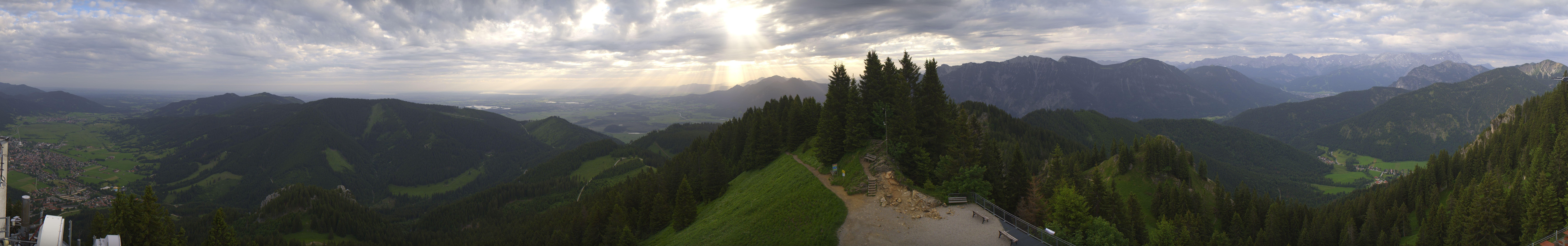 Archiv Foto Webcam Oberammergau - Laber Gipfel