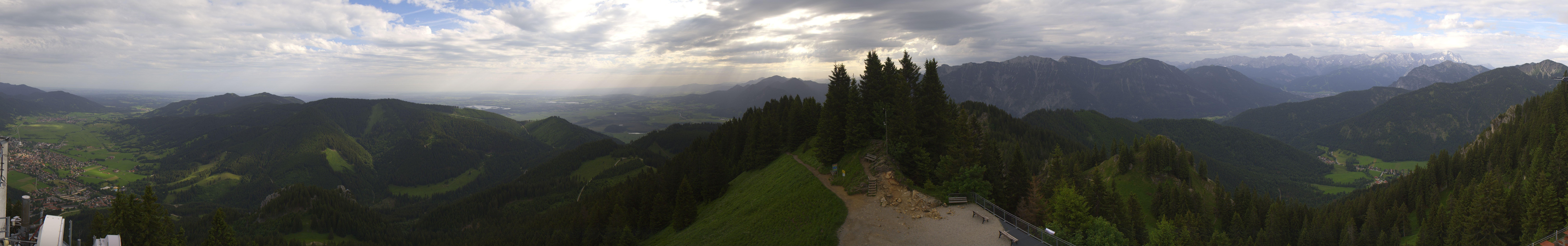 Archiv Foto Webcam Oberammergau - Laber Gipfel