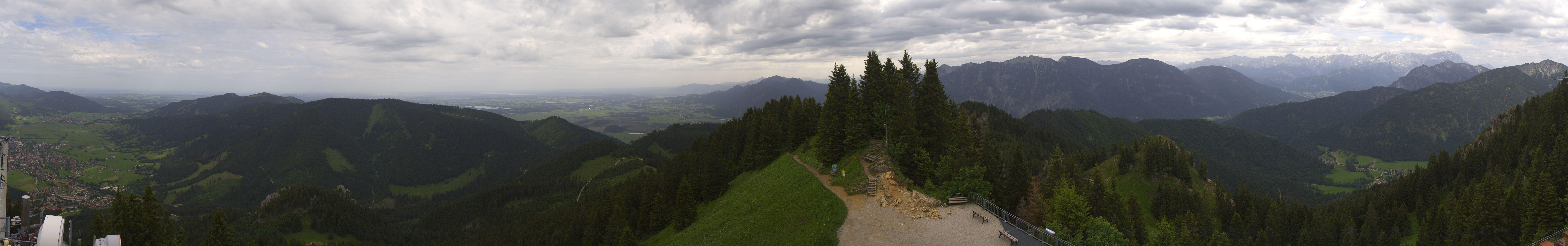 Archiv Foto Webcam Oberammergau - Laber Gipfel