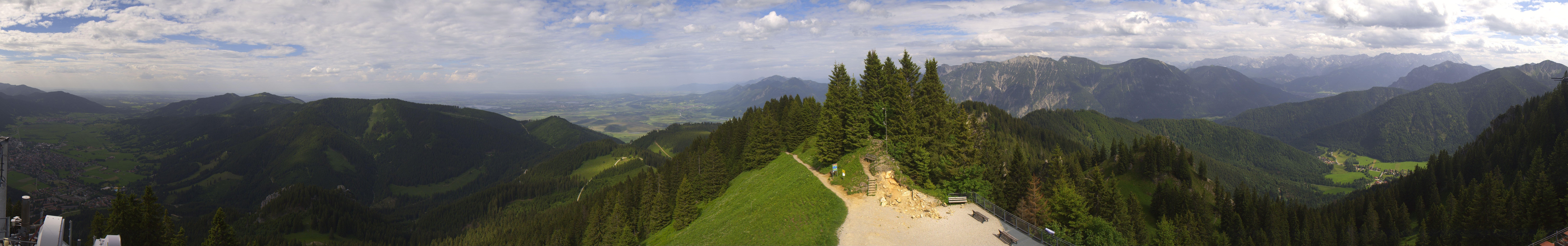 Archiv Foto Webcam Oberammergau - Laber Gipfel