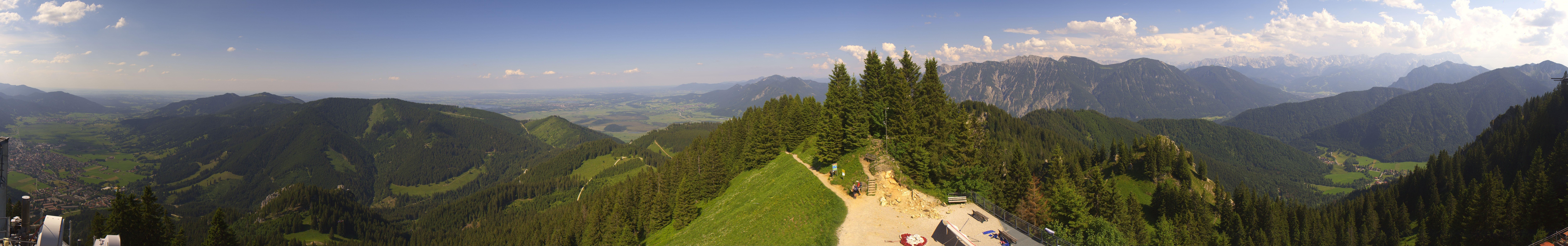 Archiv Foto Webcam Oberammergau - Laber Gipfel