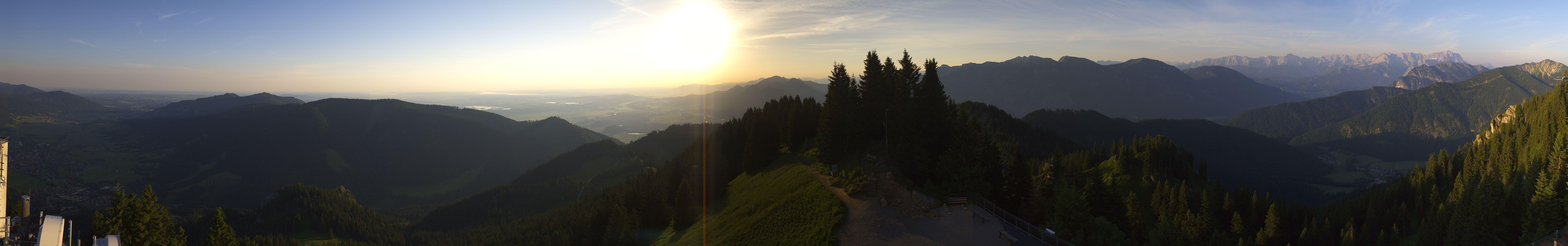 Archived image Webcam Oberammergau - Summit Mt. Laber