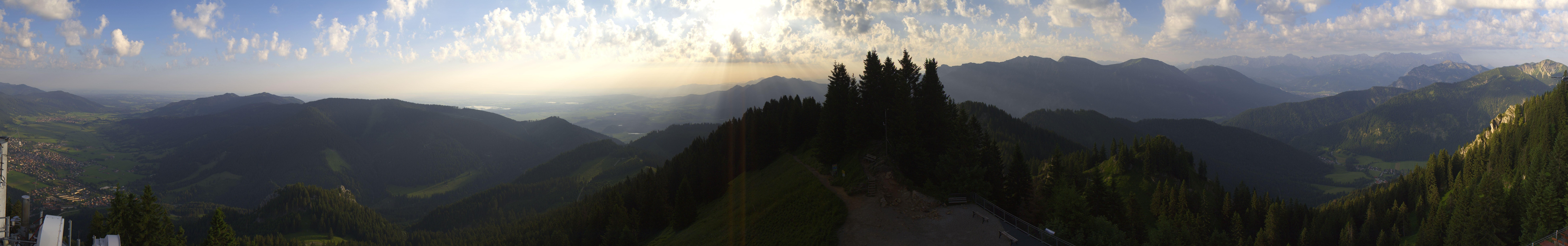 Archiv Foto Webcam Oberammergau - Laber Gipfel
