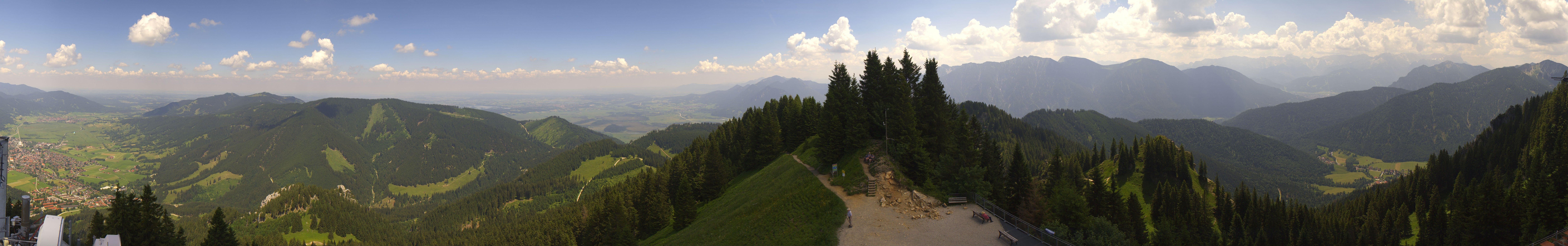 Archiv Foto Webcam Oberammergau - Laber Gipfel