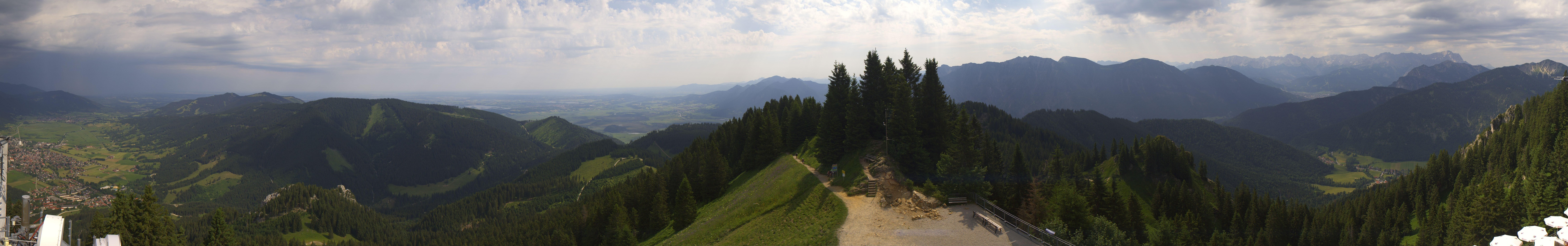 Archiv Foto Webcam Oberammergau - Laber Gipfel