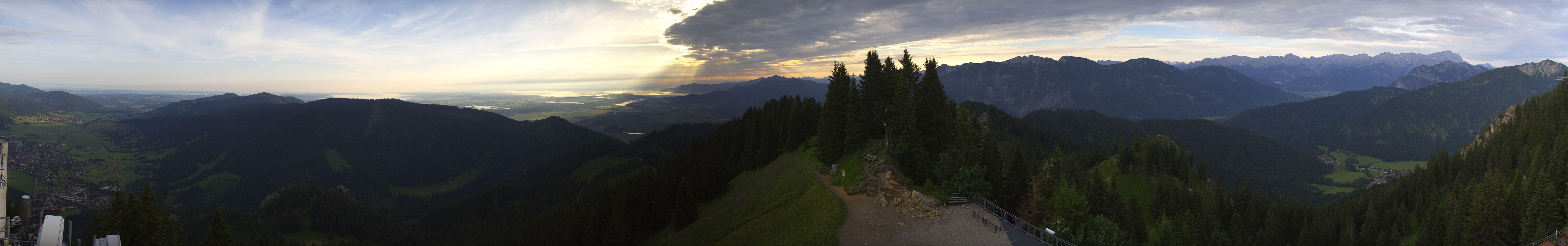 Archiv Foto Webcam Oberammergau - Laber Gipfel