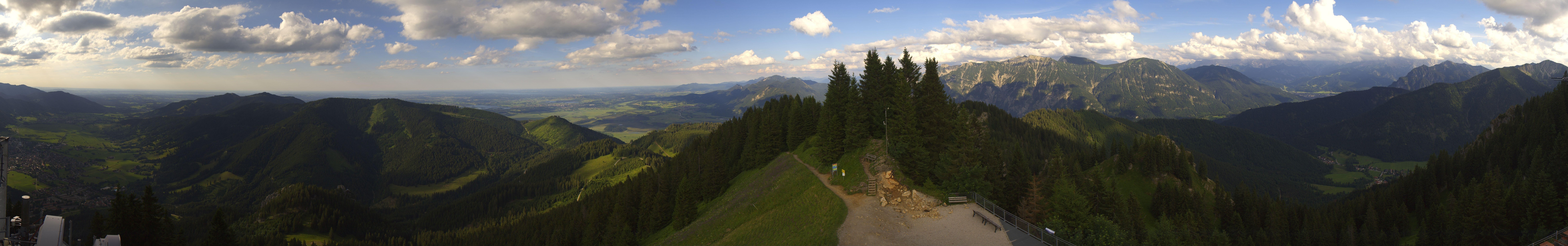 Archiv Foto Webcam Oberammergau - Laber Gipfel