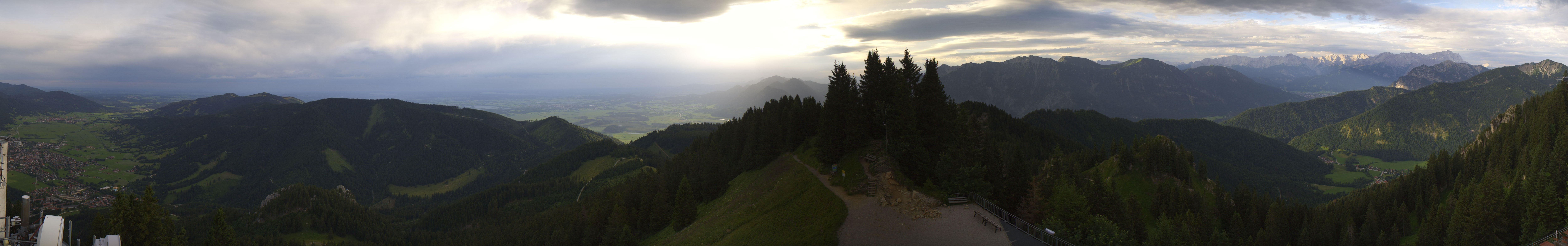 Archiv Foto Webcam Oberammergau - Laber Gipfel