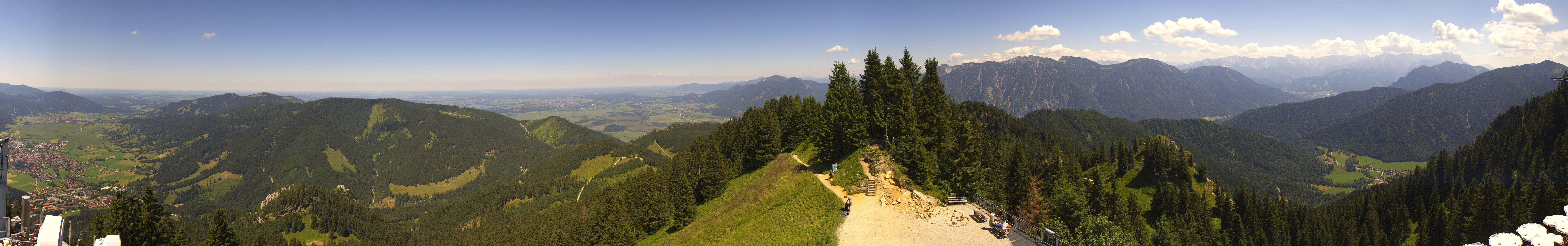 Archiv Foto Webcam Oberammergau - Laber Gipfel
