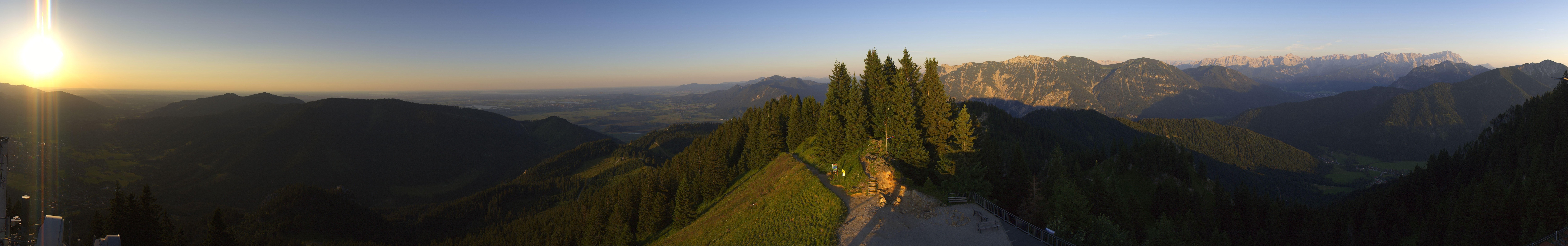 Archived image Webcam Oberammergau - Summit Mt. Laber