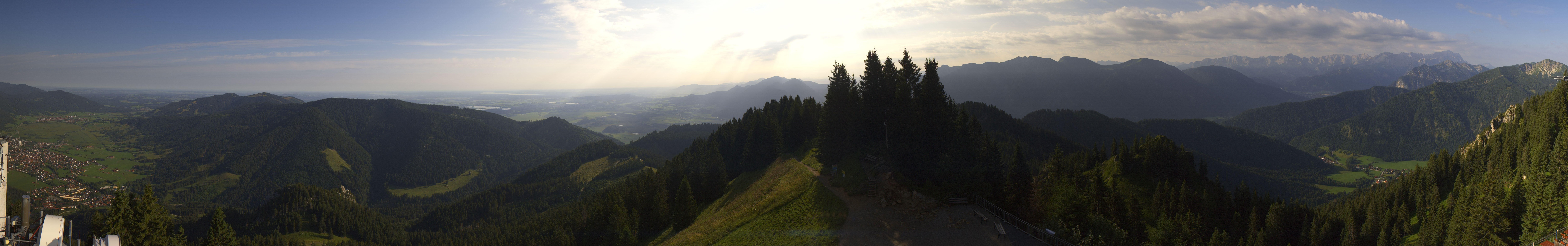 Archiv Foto Webcam Oberammergau - Laber Gipfel
