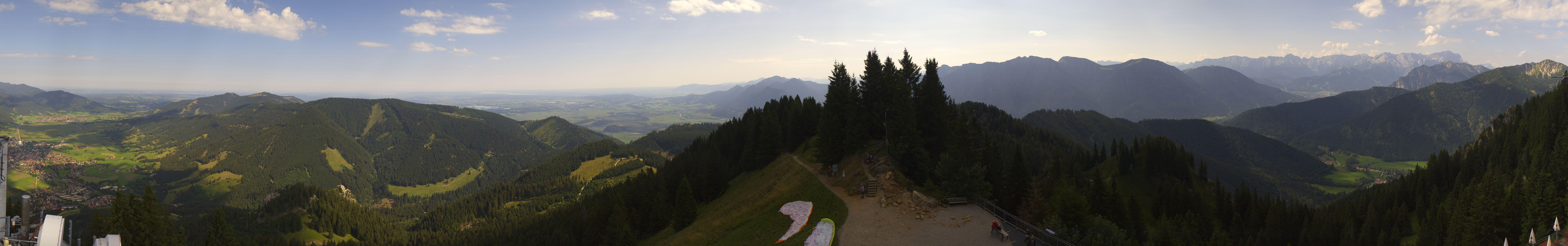 Archiv Foto Webcam Oberammergau - Laber Gipfel