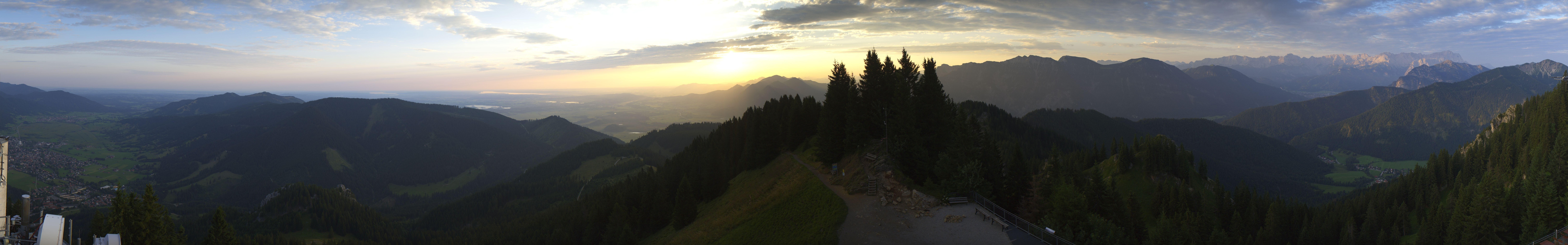 Archived image Webcam Oberammergau - Summit Mt. Laber