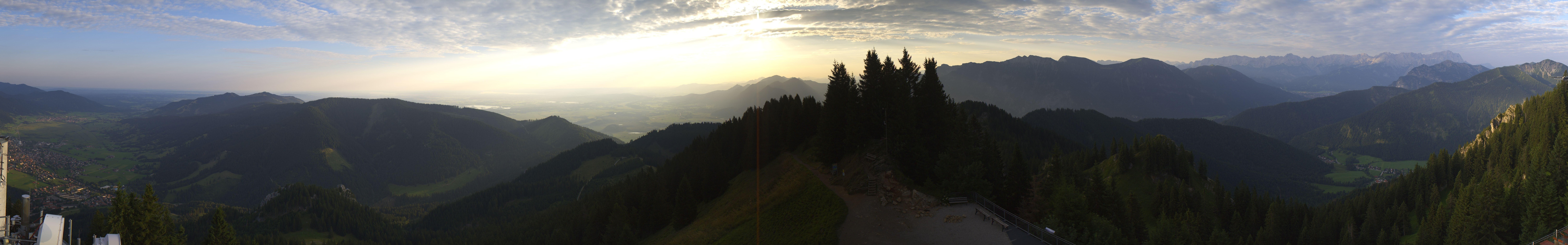 Archived image Webcam Oberammergau - Summit Mt. Laber