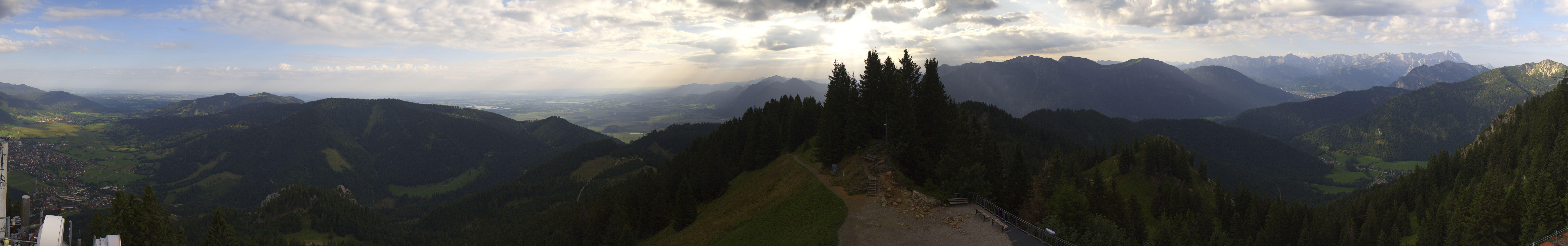 Archiv Foto Webcam Oberammergau - Laber Gipfel